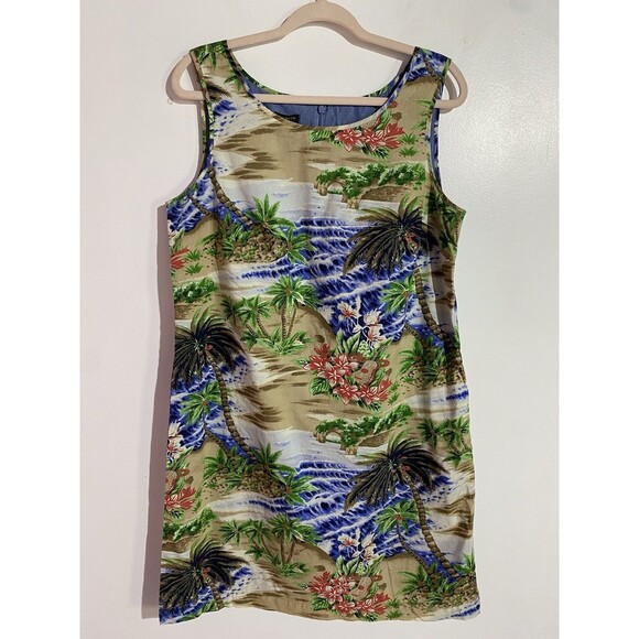 Talbots Dresses & Skirts - Talbots Dress L-XL? Beachy Tropical Hawaiian Vacation Office Brunch Resort